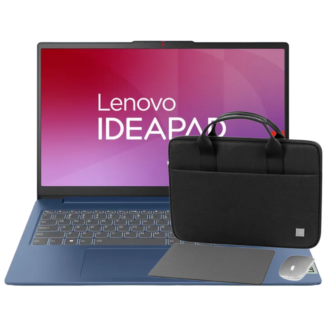 Portátil Lenovo Ideapad Slim 3 15IAH8 + Maletín PC + Mouse + Pad Mouse